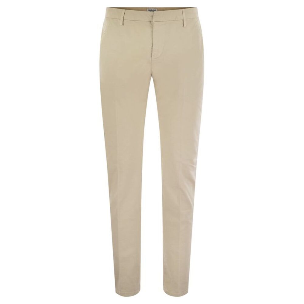 Dondup Men Spiritissimo - Regular Chino Trousers In Light Gabardine